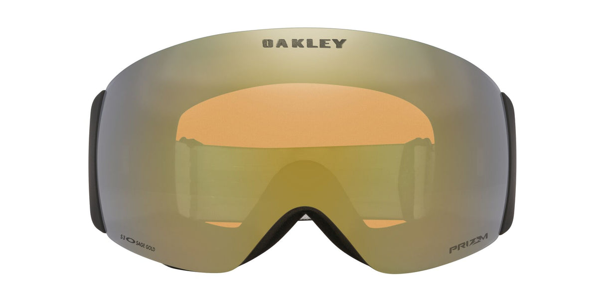 Oakley Flight Deck Pro M Matte Black Prizm Sage Gold Prizm Iced voorzijde