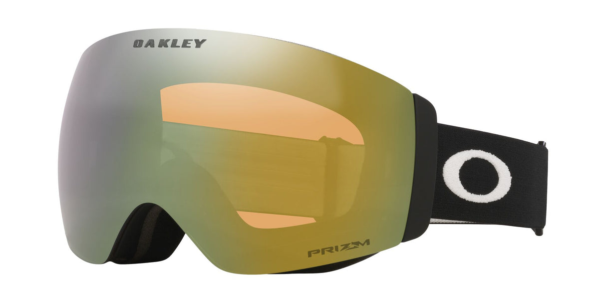 Oakley Flight Deck Pro M Matte Black Prizm Sage Gold Prizm Iced schuin
