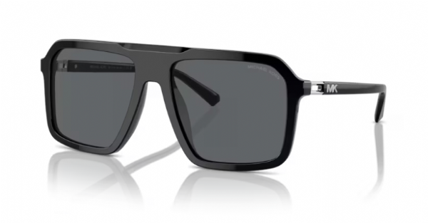 Michael Kors Sunglasses Murren Black/ Dark Gray Solid