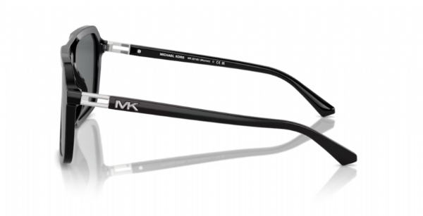 Michael Kors Sunglasses Murren Black/ Dark Gray Solid