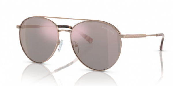 Michael Kors Zonnebril Arches Rose Gold/ Rose Gold Mirror