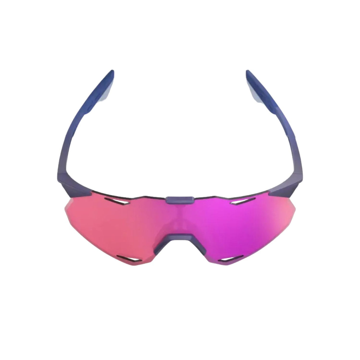 100% Hypercraft XS (extra small) Satin Storm Metallic/ Purple Multilayer Mirror