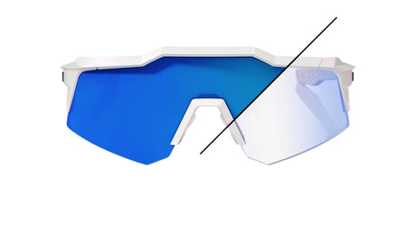 100% Speedcraft XS Limited Edition Bastille/ Blue MIrror Photochromic voorkant