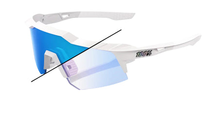 100% Speedcraft XS Limited Edition Bastille/ Blue MIrror Photochromic