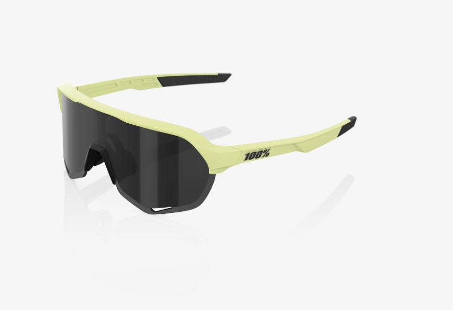 100% S2 Soft Tact Glow / Black & Clear lens