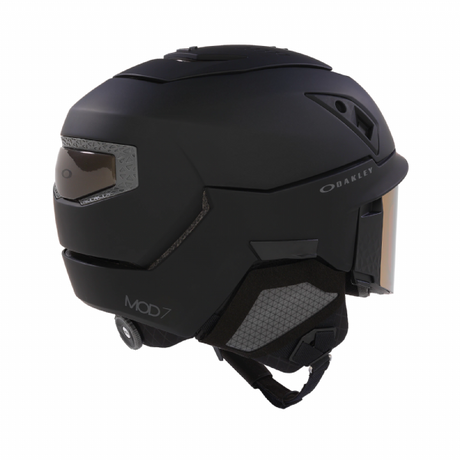 Oakley Mod7 Skihelm Blackout/ Prizm Torch Iridium schuin achter