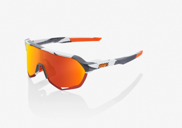 100% S2 Soft Tact Gray Camo HiPER Red Multilayer Mirror Lens