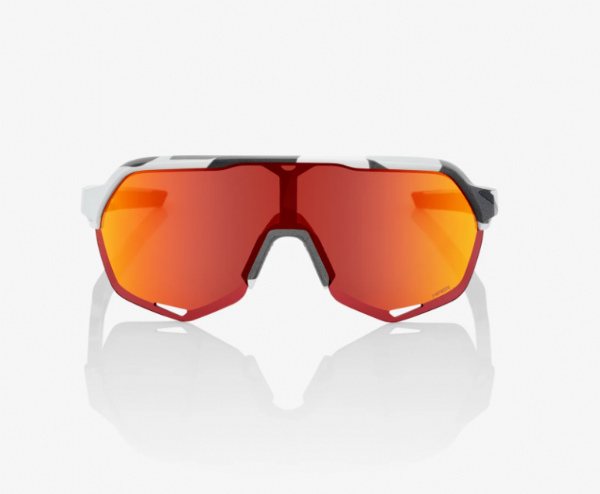 100% S2 Soft Tact Gray Camo HiPER Red Multilayer Mirror Lens