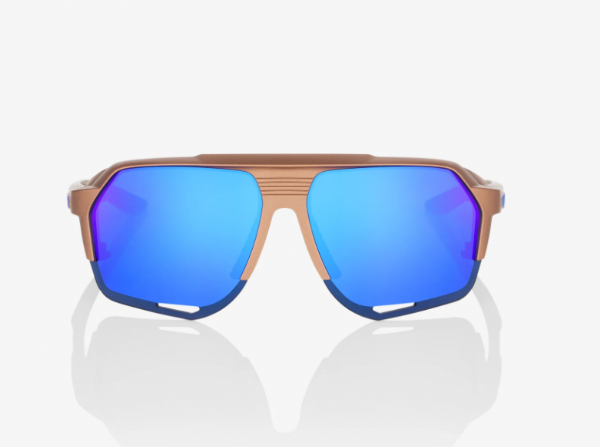 100% Norvik Matte Copper Chronium/ Blue Multilayer Mirror Lens + Clear Lens