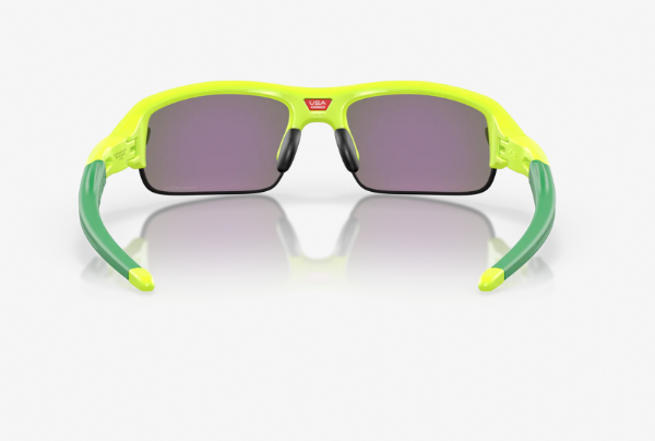Oakley Flak XXS (extra extra small) Retina Burn/ Prizm Jade achterkant