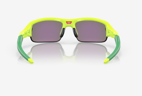 Oakley Flak XXS (extra extra small) Retina Burn/ Prizm Jade achterkant