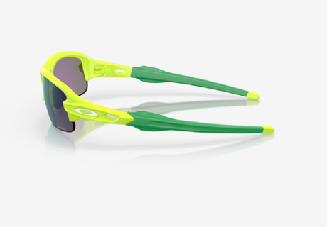 Oakley Flak XXS (extra extra small) Retina Burn/ Prizm Jade zijkant