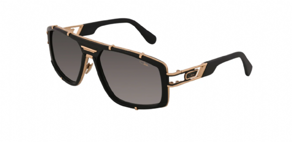 Cazal Sunglasses 8046 Black Gold/ Gray Gradient