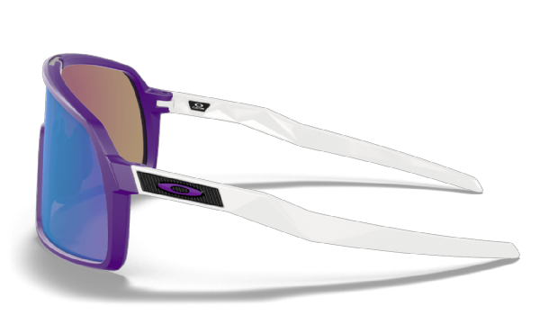 Oakley Custom Sutro S (extra small) Matte Electric Purple/ Prizm Sapphire zijkant