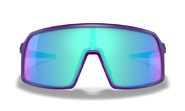 Oakley Custom Sutro S (extra small) Matte Electric Purple/ Prizm Sapphire voorkant