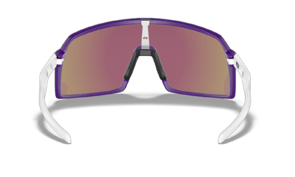 Oakley Custom Sutro S (extra small) Matte Electric Purple/ Prizm Sapphire achterkant