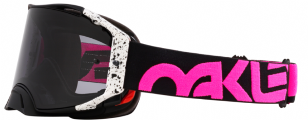 Oakley Airbrake MX Black Splatter/Dark Grey