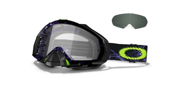 Oakley Mayhem MX Skull Sprocket/ Clear & Dark Grey