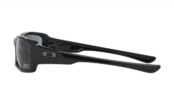Oakley Fives Squared Polished Black/ Grey zijkant