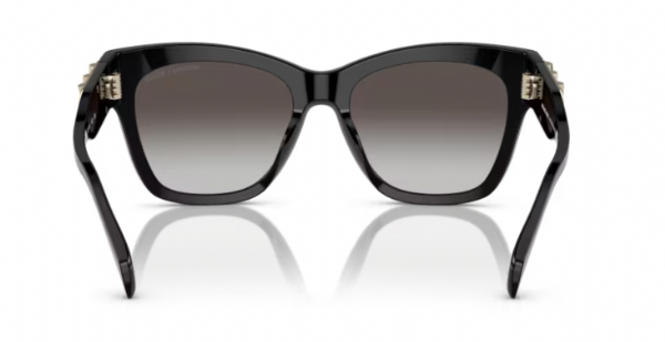 Michael Kors Zonnebril Empire Square Black/ Dark Grey Gradient