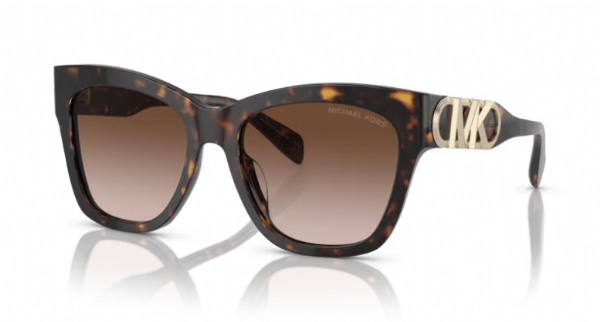 Michael Kors Zonnebril Empire Square Dark Tortoise/ Brown Gradient