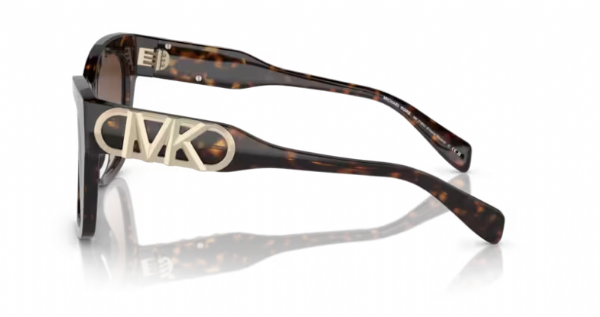 Michael Kors Zonnebril Empire Square Dark Tortoise/ Brown Gradient