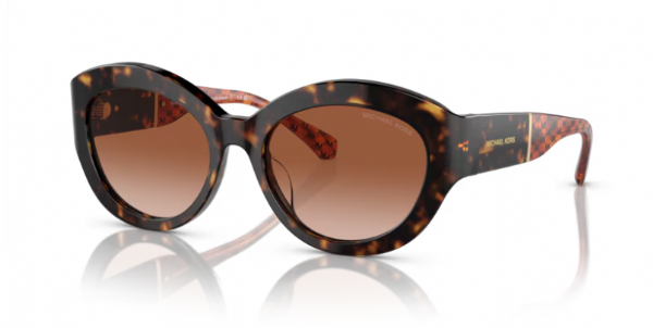 Michael Kors Zonnebril Brussels Dark Tortoise/ Brown Gradient