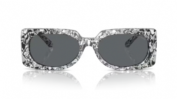 Michael Kors Bordeaux Optic White Black Tortoise/ Dark Grey Solid