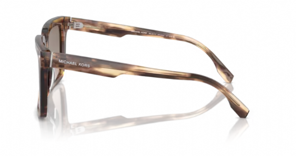 Michael Kors Zonnebril Abruzzo Brown Horn/ Brown Gradient Back Mirror