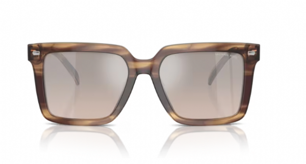 Michael Kors Zonnebril Abruzzo Brown Horn/ Brown Gradient Back Mirror