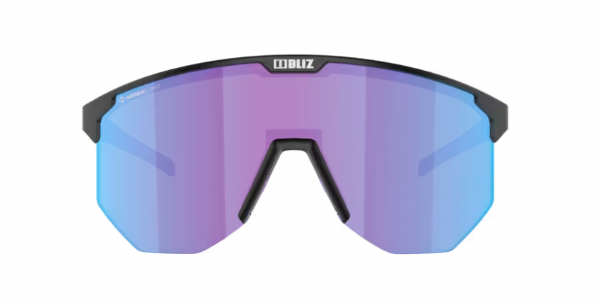 Bliz Hero Sports Glasses Matte Black/ Nano Optics Nordic Rose-Violet Blue Mirror
