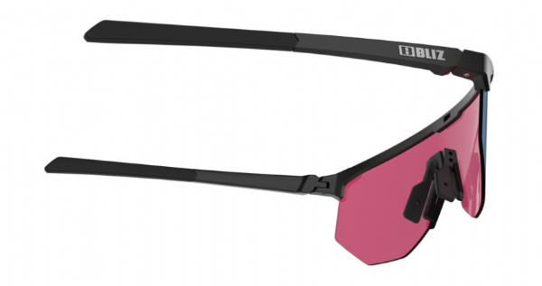 Bliz Hero Sports Glasses Matte Black/ Nano Optics Nordic Rose-Violet Blue Mirror