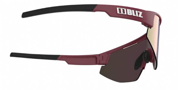 Bliz Matrix Small Sports Glasses Matt Burgundy/ Brown&Rose Mirror