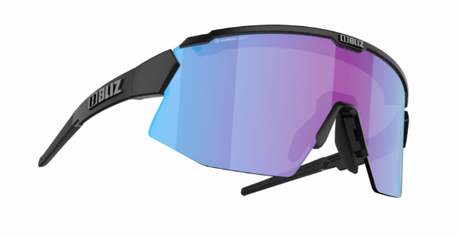Bliz Breeze Sportbril Matte Black/Nano Optical Nordic Violet Blue Mirror zonnebril