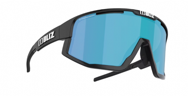 Bliz Vision Sports Glasses Matte Black/Nano Optics Nordic Photochromic Brown Blue Mirror