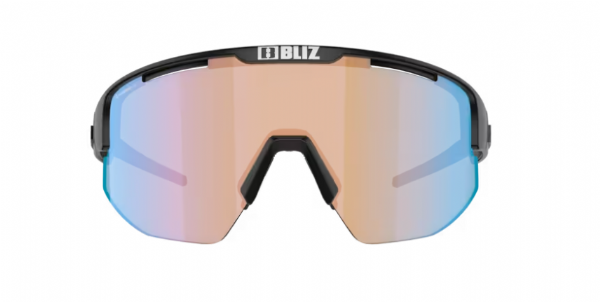 Bliz Matrix Small Sports Glasses Matte Black/ Nano Optics Nordic Orange Blue Mirror