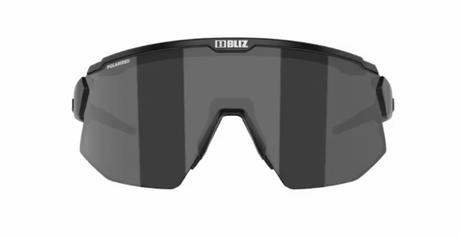 Bliz Breeze Sportbril Matte Black/ Polarized Brown Silver Mirror voorkant