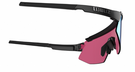 Bliz Breeze Small Sportbril Matte Black/ Nano Optics Nordic Rose-Violet Blue Mirror sportbril