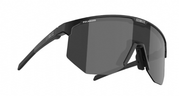 Bliz Hero Sportbrille Mattschwarz/Polarisierter Rauch & Silberspiegel