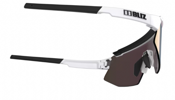 Bliz Breeze Small Sportbril Matte White/ Brown Rose Mirror sportbril