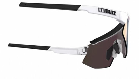 Bliz Breeze Small Sportbril Matte White/ Brown Rose Mirror sportbril