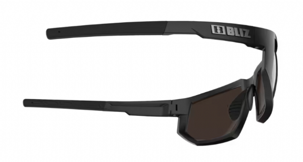 Bliz Arrow Sportbril Matte Black/ Polarized Brown&Silver Mirror zijkant