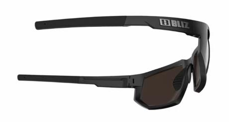 Bliz Arrow Sportbril Matte Black/ Polarized Brown&Silver Mirror zijkant