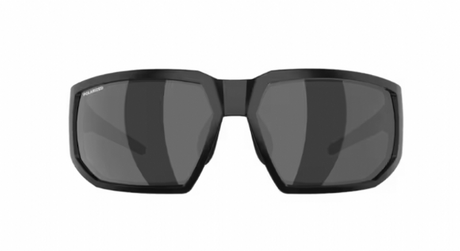 Bliz Arrow Sportbril Matte Black/ Polarized Brown&Silver Mirror voorkant