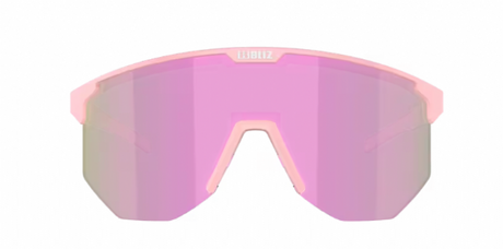 Bliz Breeze Small Sportbril Matte PowderRose/ Brown&Roze Mirror voorkant