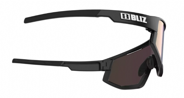 Bliz Fusion Small Sports Glasses Matte Black/ Brown & Rose Mirror
