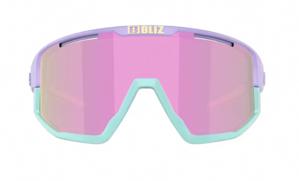 Bliz Fusion Small Sports Glasses Matte Pastel Purple/ Brown&Rose Mirror