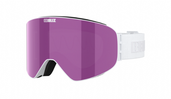 Bliz Flow Matte White/Smoke Pink