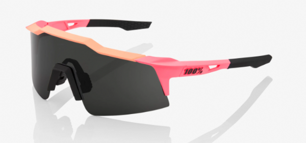 100 % Speedcraft SL Matte Washed Out Neon Pink/Smoke-Linse + klare Linse
