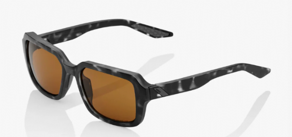 100% Rideley Matte Black Havana/Bronze Peak Polar Lens